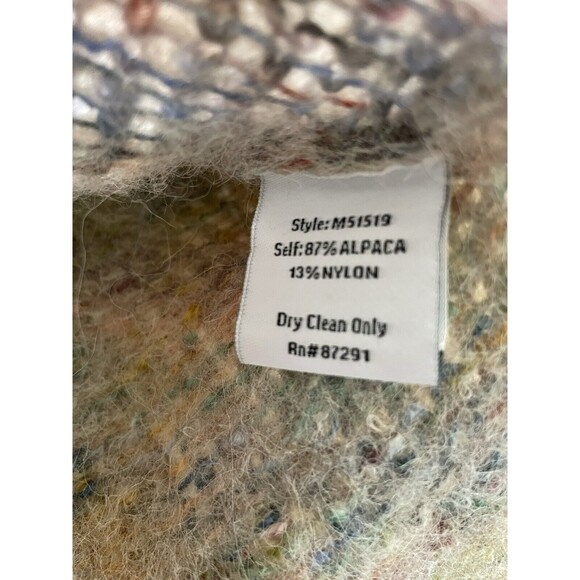 Johnny Was Pullover Sweater 100% Alpaca Size Small - Picture 9 of 9